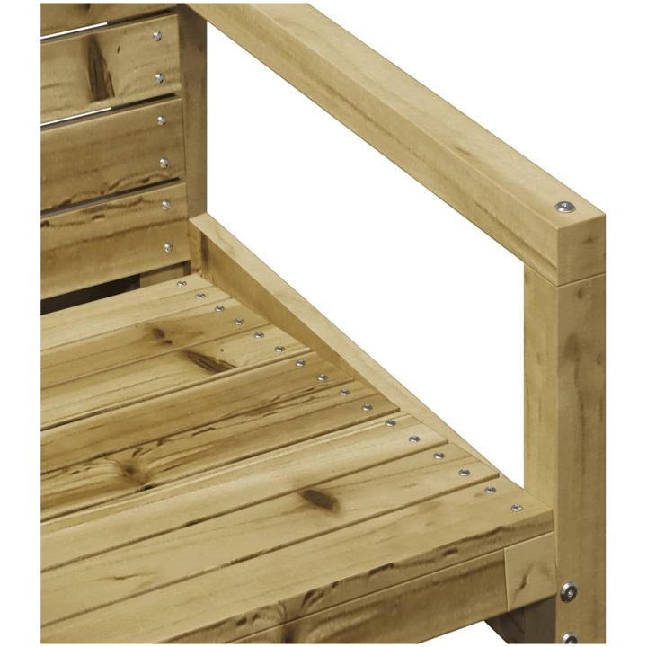 Trädgårdsstol 57,5x63x76 cm impregnerad furu vidaXL – bild 7