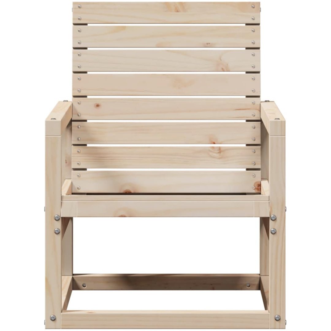 Trädgårdsstol 57,5x63x76 cm massiv furu vidaXL – bild 4