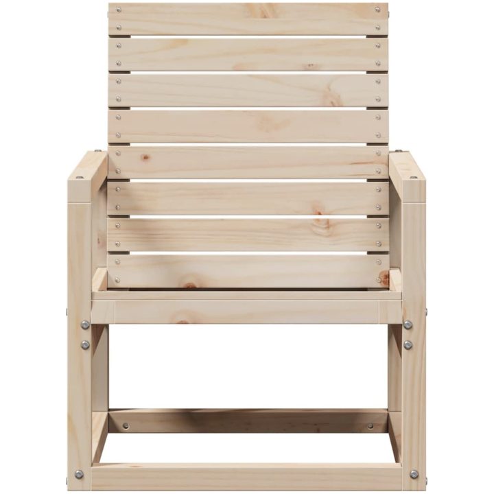 Trädgårdsstol 57,5x63x76 cm massiv furu vidaXL – bild 4