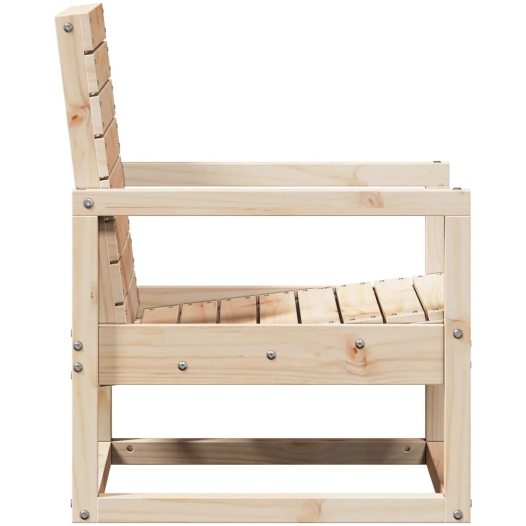 Trädgårdsstol 57,5x63x76 cm massiv furu vidaXL – bild 5