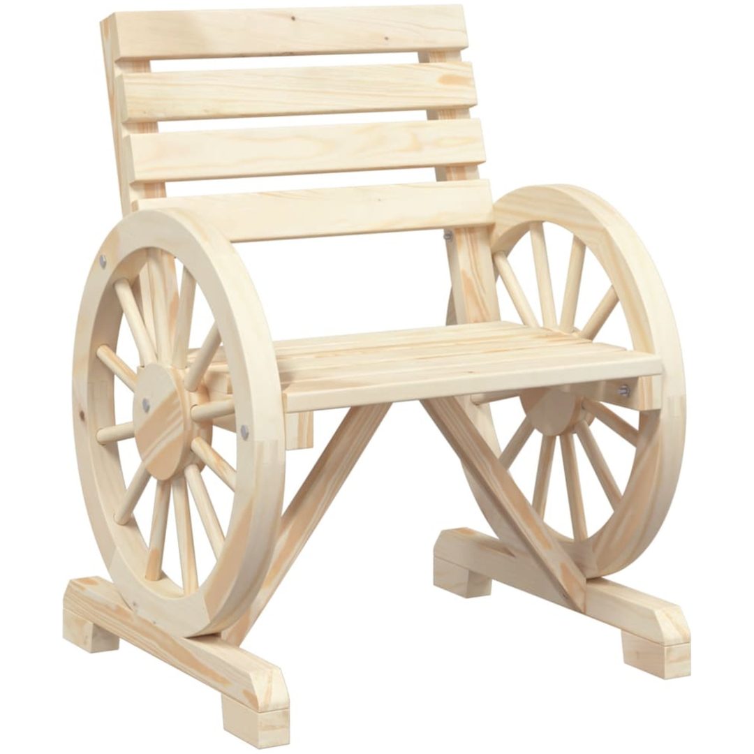 Trädgårdsstol 58x58x78,5 cm massiv furu vidaXL – bild 2