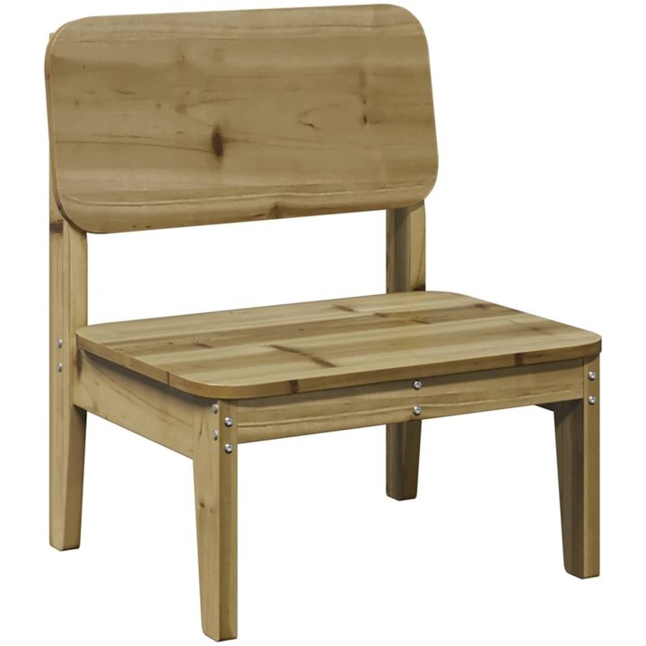 Trädgårdsstol 60x52,5x72 cm impregnerad furu vidaXL – bild 2