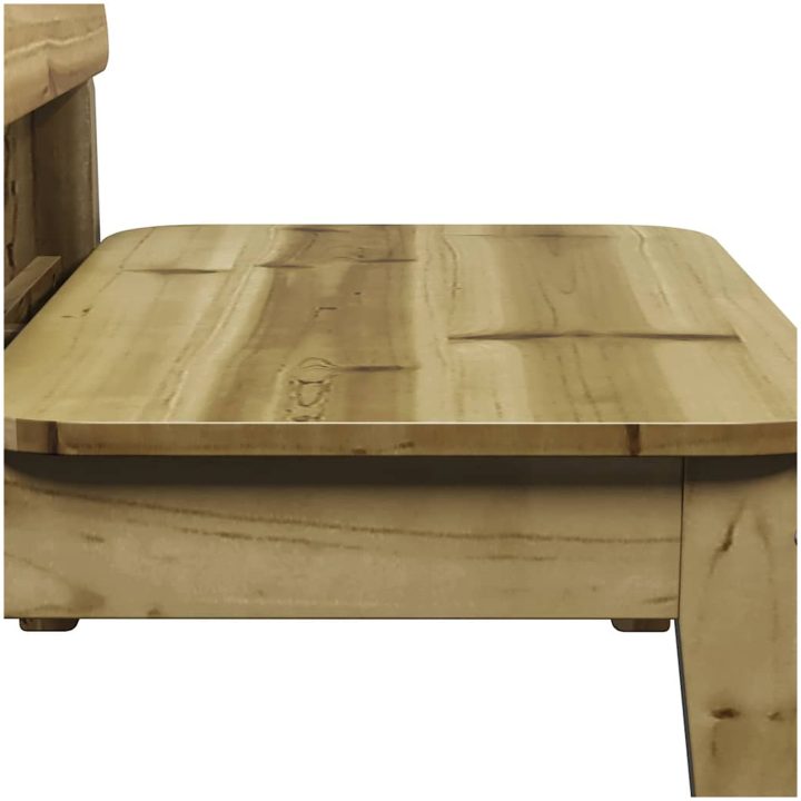 Trädgårdsstol 60x52,5x72 cm impregnerad furu vidaXL – bild 6