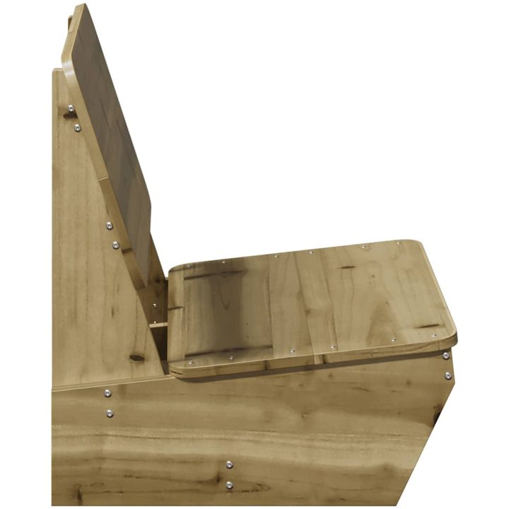 Trädgårdsstol 60x64x70,5 cm impregnerad furu vidaXL – bild 4