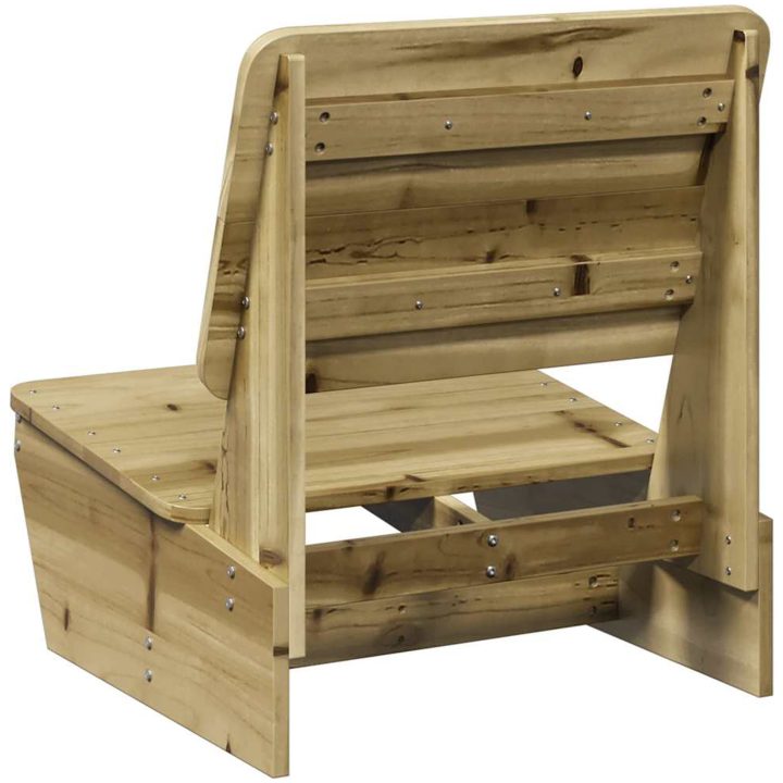 Trädgårdsstol 60x64x70,5 cm impregnerad furu vidaXL – bild 5