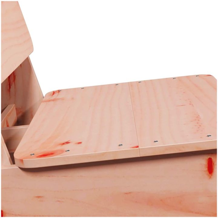 Trädgårdsstol 60x64x70,5 cm massiv douglasträ vidaXL – bild 6