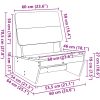 Trädgårdsstol 60x64x70,5 cm massiv douglasträ vidaXL – miniatyr 9