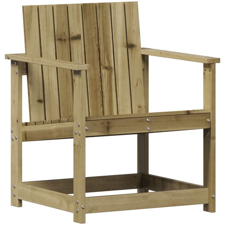 Trädgårdsstol 62x56x77 cm impregnerad furu vidaXL – bild 2
