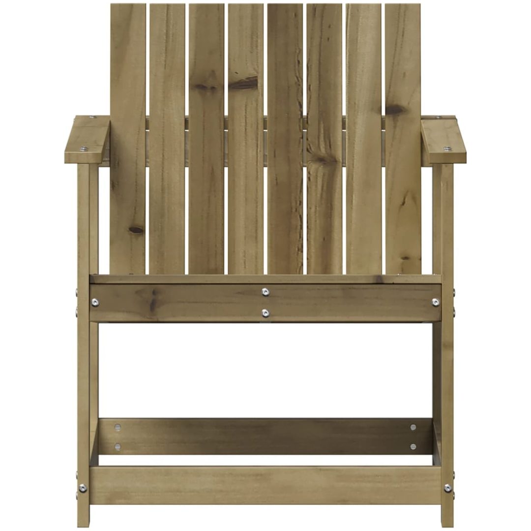 Trädgårdsstol 62x56x77 cm impregnerad furu vidaXL – bild 4
