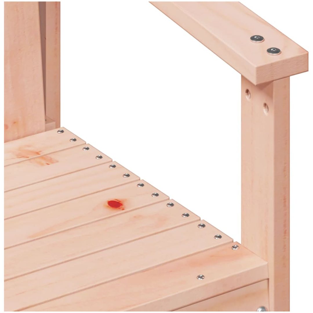 Trädgårdsstol 62x56x77 cm massiv douglasträ vidaXL – bild 7