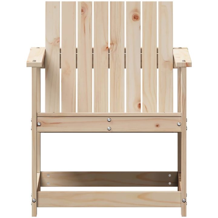 Trädgårdsstol 62x56x77 cm massiv furu vidaXL – bild 4