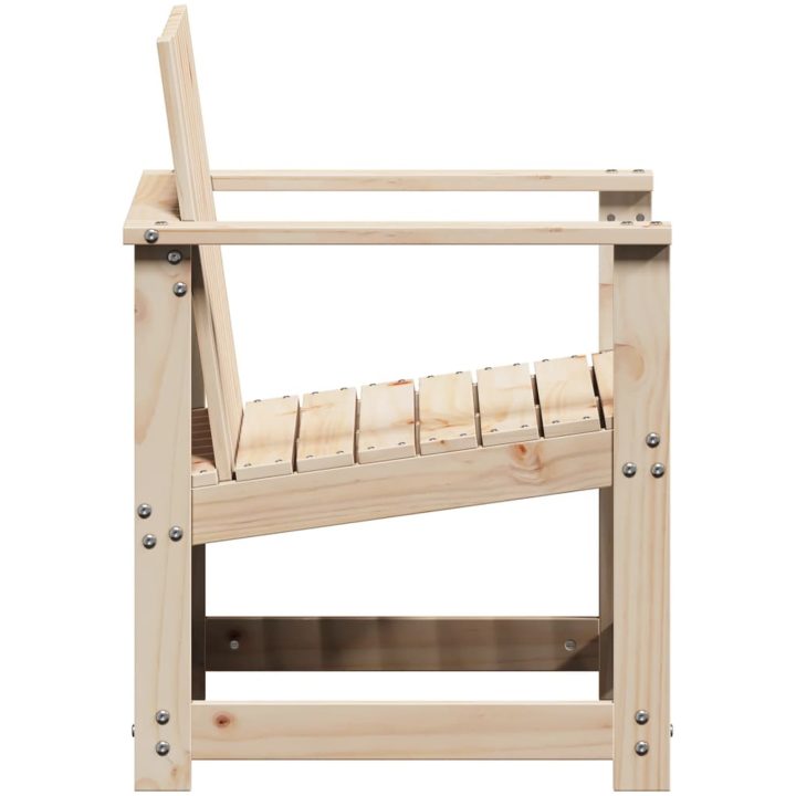 Trädgårdsstol 62x56x77 cm massiv furu vidaXL – bild 5
