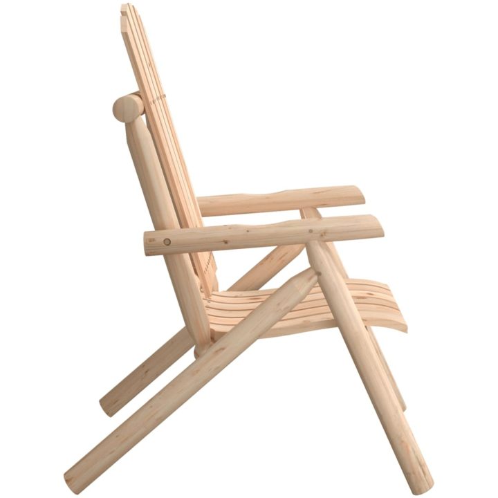 Trädgårdsstol 68x86x103 cm massivt granträ vidaXL – bild 4