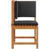 Trädgårdsstol Hörn med Kuddar Solid Akacia vidaXL 100 x 50 x 91 cm – miniatyr 5