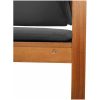 Trädgårdsstol Hörn med Kuddar Solid Akacia vidaXL 100 x 50 x 91 cm – miniatyr 7