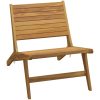 Trädgårdsstol massiv teak vidaXL – miniatyr 2