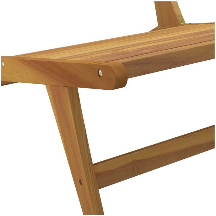 Trädgårdsstol massiv teak vidaXL – bild 7
