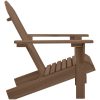 Trädgårdsstol trä brun vidaXL – miniatyr 3