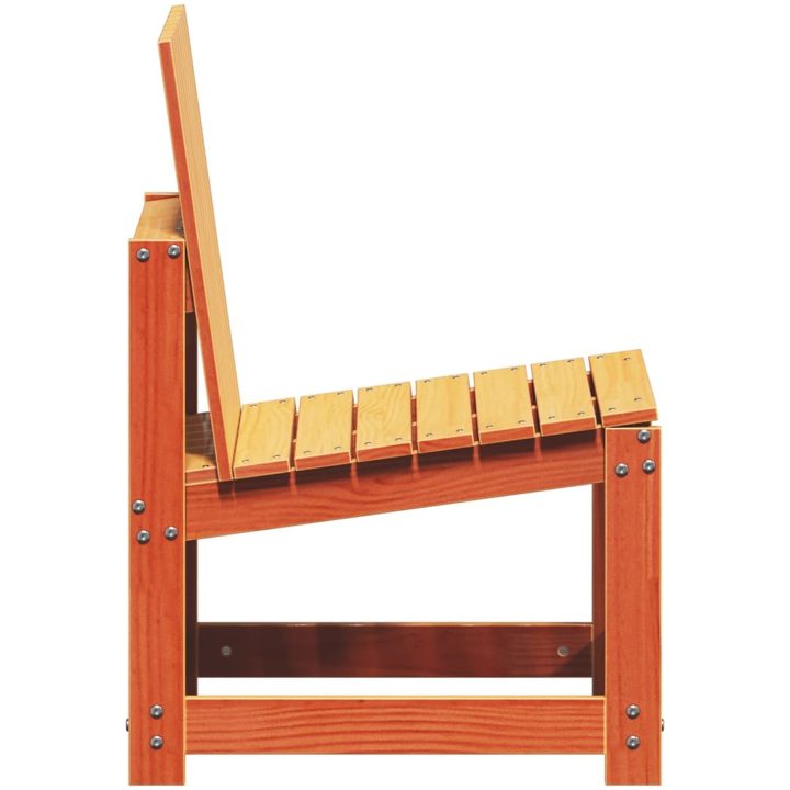 Trädgårdsstol vaxbrun 50,5x55x77 cm massiv furu vidaXL – bild 5
