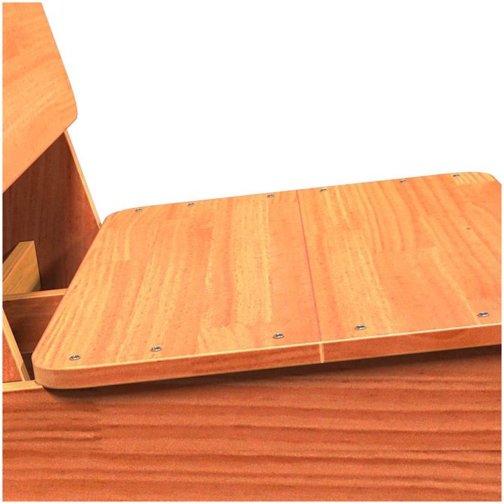 Trädgårdsstol vaxbrun 60x64x70,5 cm massiv furu vidaXL – bild 6
