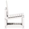 Trädgårdsstol vit 50,5x55x77 cm massiv furu vidaXL – miniatyr 5