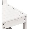 Trädgårdsstol vit 50,5x55x77 cm massiv furu vidaXL – miniatyr 7