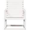 Trädgårdsstol vit 57,5x63x76 cm massiv furu vidaXL – miniatyr 4