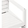 Trädgårdsstol vit 57,5x63x76 cm massiv furu vidaXL – miniatyr 7