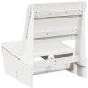 Trädgårdsstol vit 60x64x70,5 cm massiv furu vidaXL – miniatyr 5