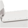 Trädgårdsstol vit 60x64x70,5 cm massiv furu vidaXL – miniatyr 6