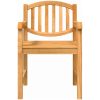 Trädgårdsstolar 2 st 58x59x88 cm massiv teak vidaXL – miniatyr 4