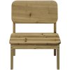 Trädgårdsstolar 2 st 60x52,5x72 cm impregnerad furu vidaXL – miniatyr 4
