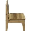 Trädgårdsstolar 2 st 60x52,5x72 cm impregnerad furu vidaXL – miniatyr 5