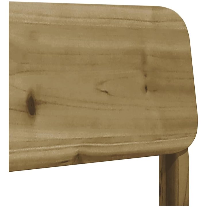 Trädgårdsstolar 2 st 60x52,5x72 cm impregnerad furu vidaXL – bild 8