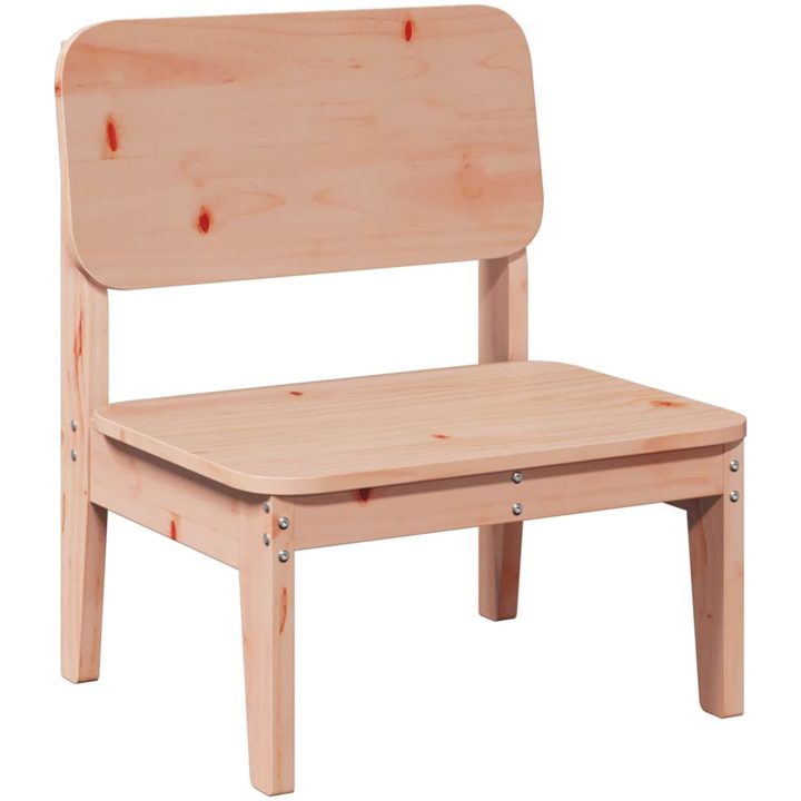 Trädgårdsstolar 2 st 60x52,5x72 cm massiv douglasträ vidaXL – bild 3