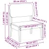 Trädgårdsstolar 2 st 60x52,5x72 cm massiv douglasträ vidaXL – miniatyr 10