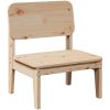 Trädgårdsstolar 2 st 60x52,5x72 cm massiv furu vidaXL – miniatyr 3