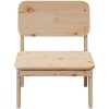Trädgårdsstolar 2 st 60x52,5x72 cm massiv furu vidaXL – miniatyr 4