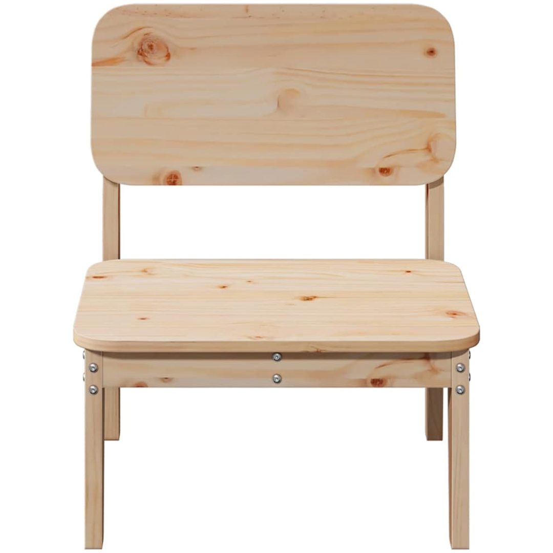 Trädgårdsstolar 2 st 60x52,5x72 cm massiv furu vidaXL – bild 4
