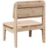 Trädgårdsstolar 2 st 60x52,5x72 cm massiv furu vidaXL – miniatyr 6