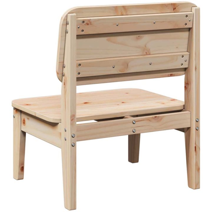 Trädgårdsstolar 2 st 60x52,5x72 cm massiv furu vidaXL – bild 6