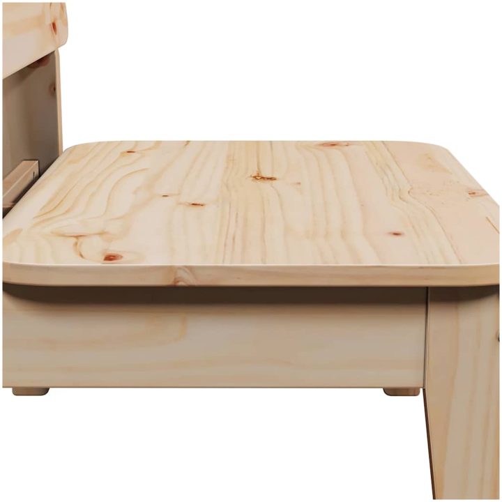 Trädgårdsstolar 2 st 60x52,5x72 cm massiv furu vidaXL – bild 7
