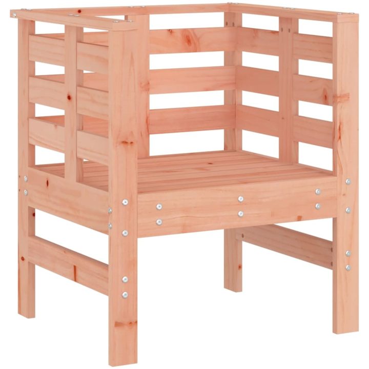 Trädgårdsstolar 2 st 61,5x53x71 cm massiv douglasträ vidaXL – bild 4