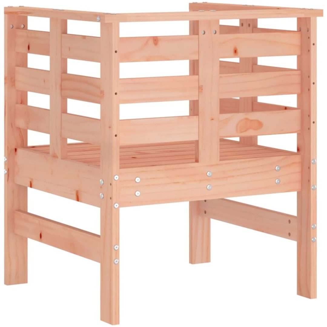 Trädgårdsstolar 2 st 61,5x53x71 cm massiv douglasträ vidaXL – bild 7