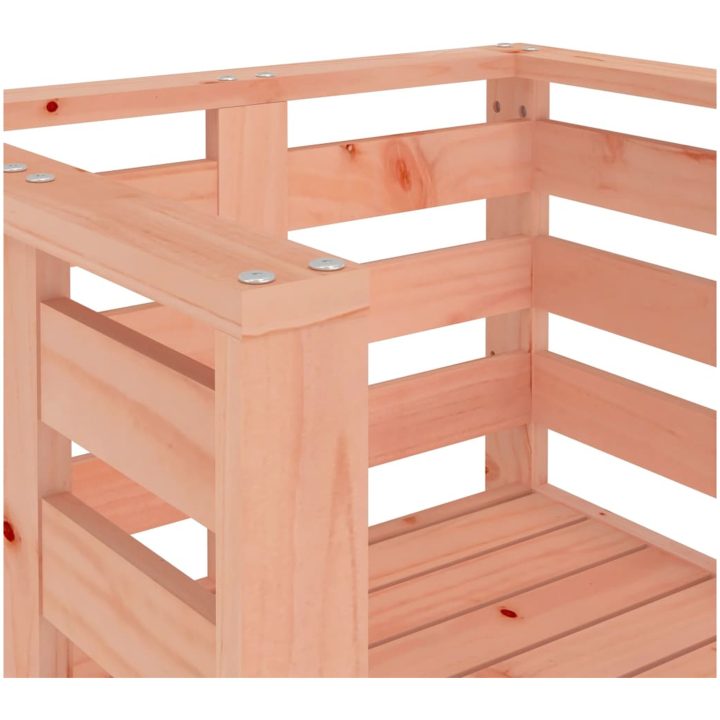 Trädgårdsstolar 2 st 61,5x53x71 cm massiv douglasträ vidaXL – bild 8