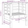Trädgårdsstolar 2 st 61,5x53x71 cm massiv douglasträ vidaXL – miniatyr 10