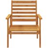 Trädgårdsstolar 2 st 66,5x65x81 cm massivt akaciaträ vidaXL – miniatyr 5