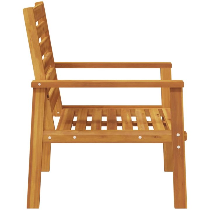 Trädgårdsstolar 2 st 66,5x65x81 cm massivt akaciaträ vidaXL – bild 6