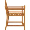 Trädgårdsstolar 2 st 91x62x94 cm massiv teak vidaXL – miniatyr 5