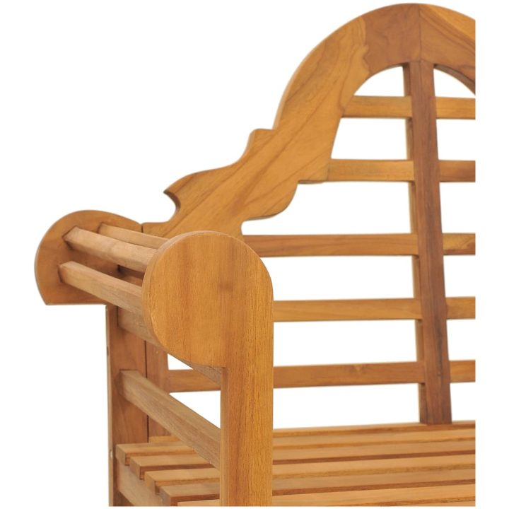 Trädgårdsstolar 2 st 91x62x94 cm massiv teak vidaXL – bild 6